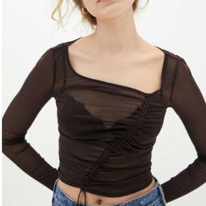 UO Mesh Cinch top